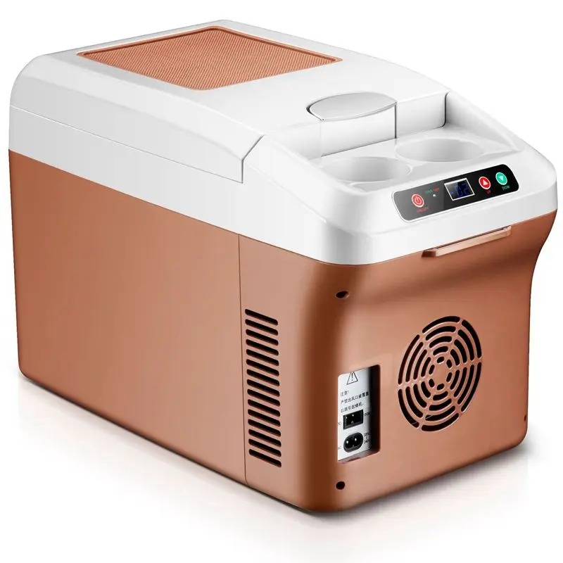 Low Noise Mini Refrigerator No Noise Mixed  Truck Portable Refrigerator 12L High Quality Hotel Car Refrrigerato